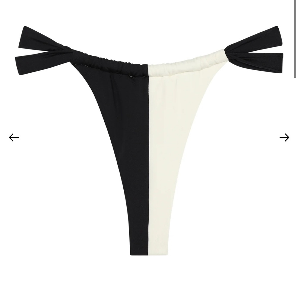Monday Swimwear black/ivory Malta Bottom Medium 
Never worn
